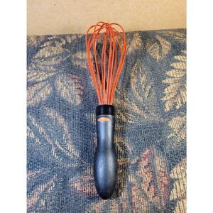OXO Black and Red Silicone Whisk